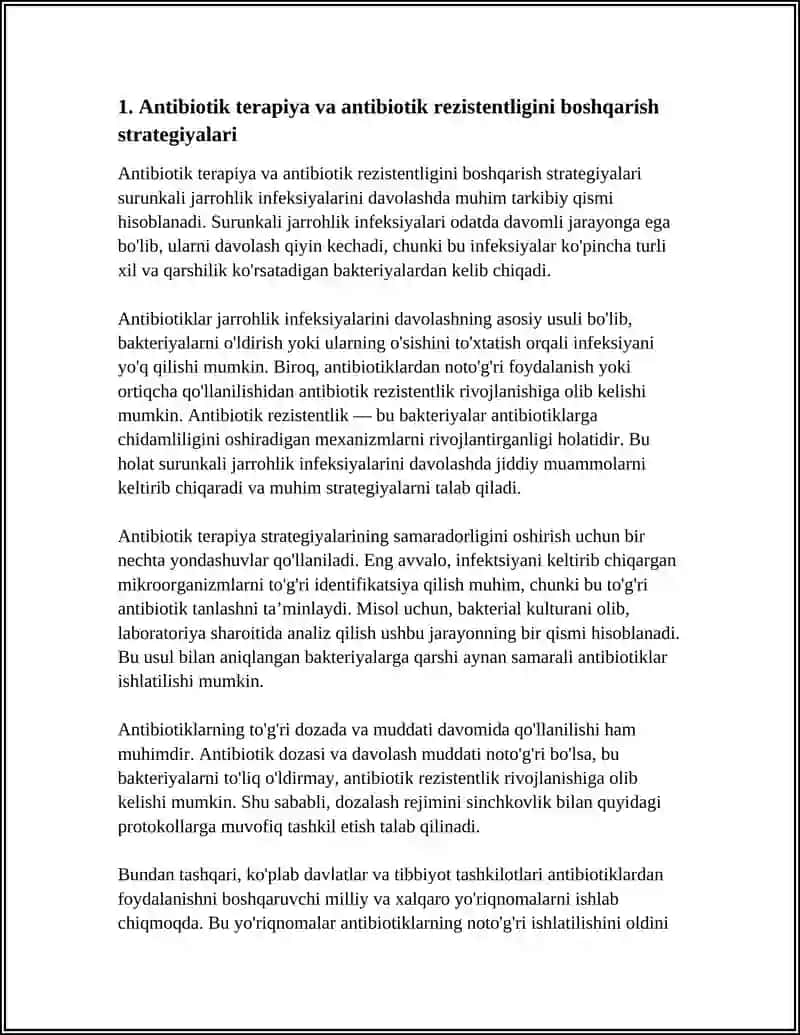SURUNKALI JARROHLIK INFEKTSIYANI DAVOLASHNING ZAMONAVIY USULLARI 3