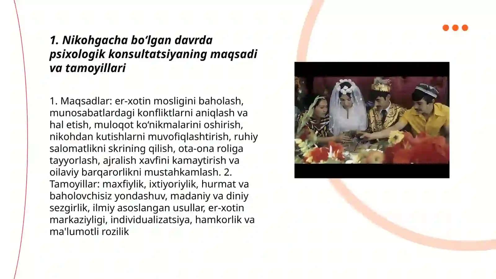 Nikohgacha bo’lgan davrda Psixologik konsultatsiya 3