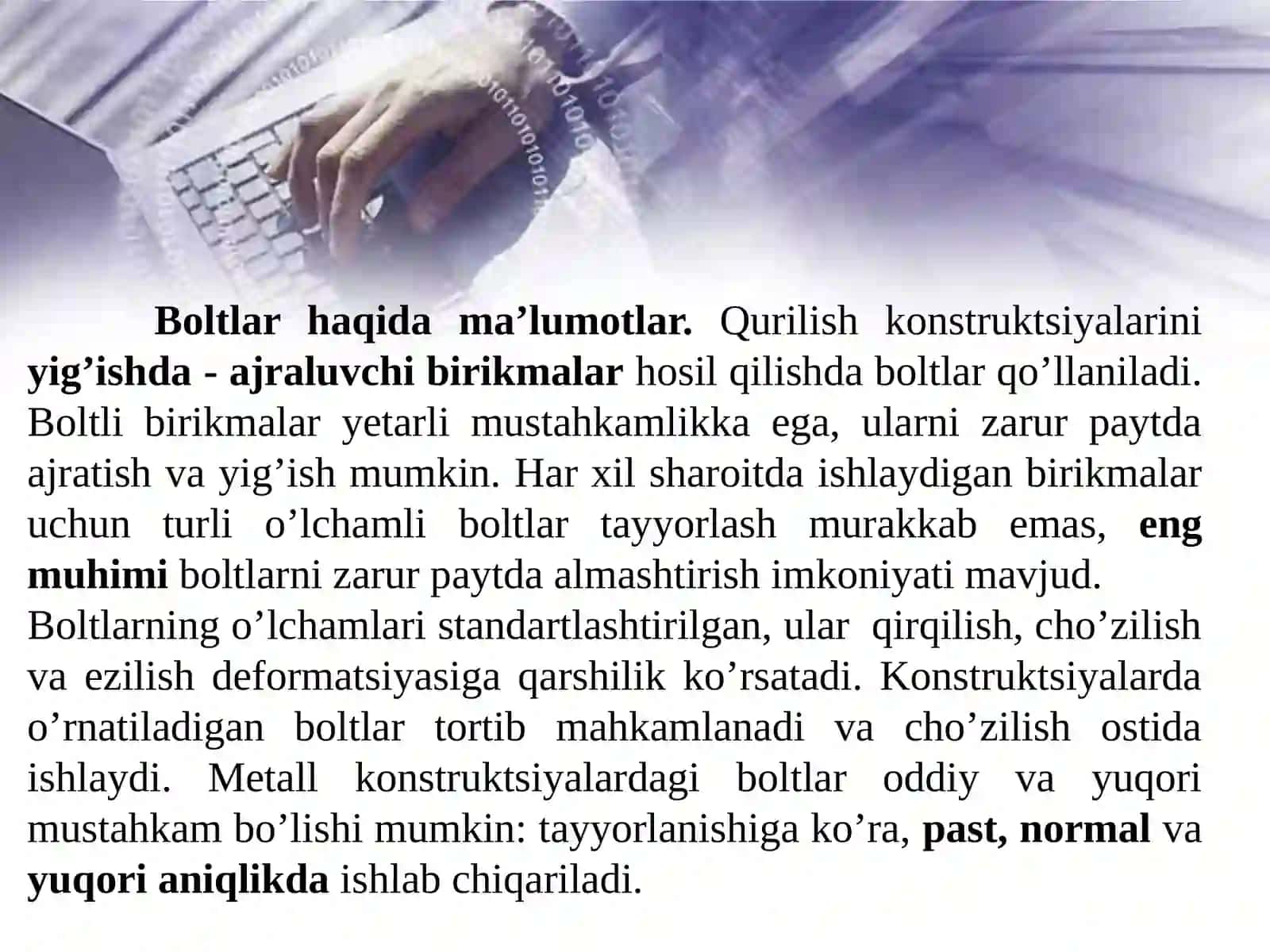 Boltliva parchin mixlibirikmalar 3