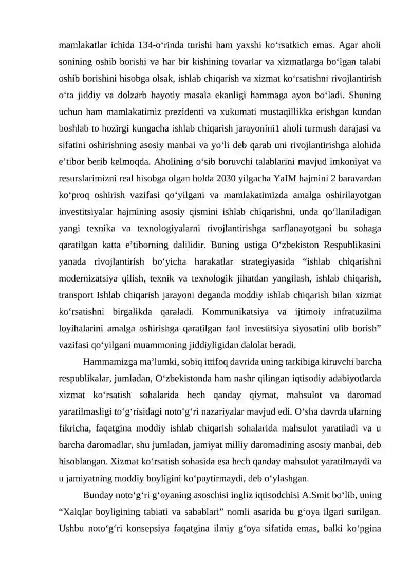 Ishlab chiqarishni texnik yangilash va modernizatsiyalashning iqtsodiy ahamyati 3