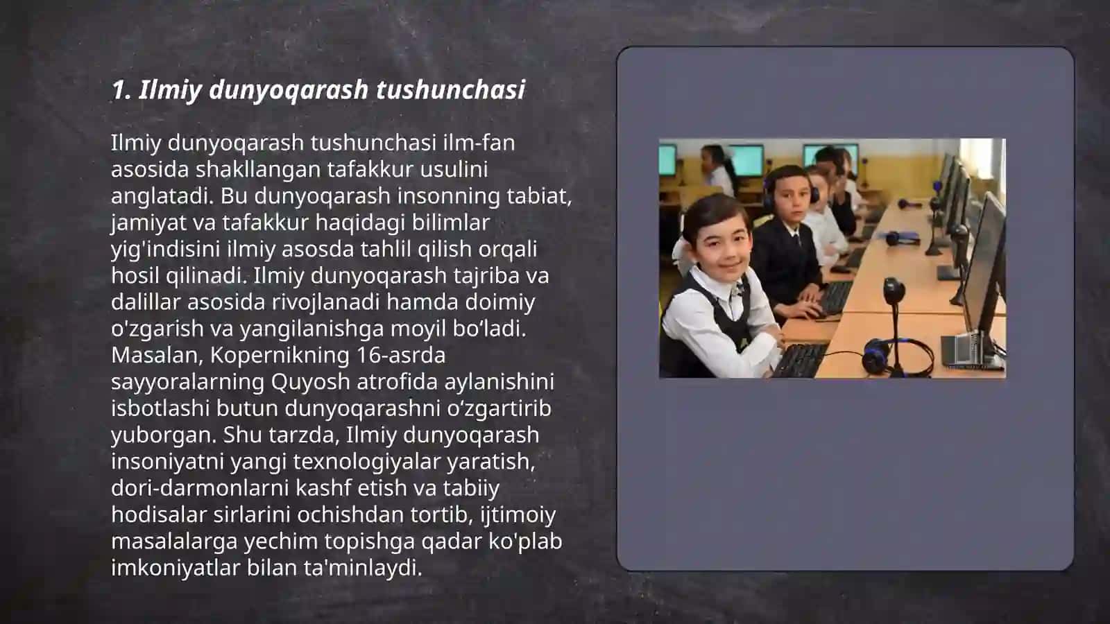 Oʻquvchilarning ilmiy dunyoqarashini shakllantirish 3