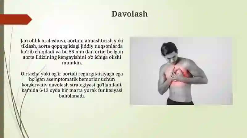 Aortal yetishmovchilik 3