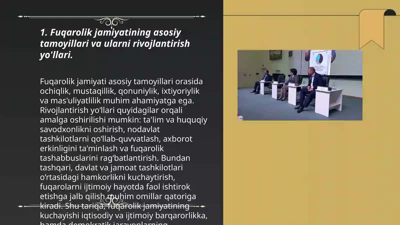 fuqarolik jamiyati institutlarini rivojlantirish hamda ularning ijtimoiy va siyosiy faolligini oshirishga qaratilgan kompleks chora-tadbirlar togrisida 3