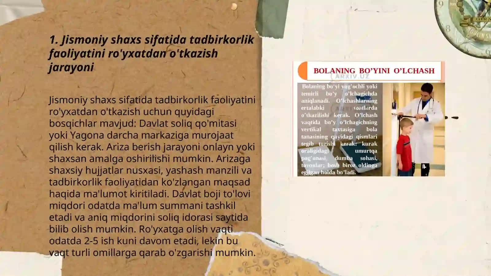 Jismoniy shaxslarning tadbirkorlik foaliyatidan olinadigan daromatlarni soliqqa tortishning o’ziga xos xususiyatlari 3