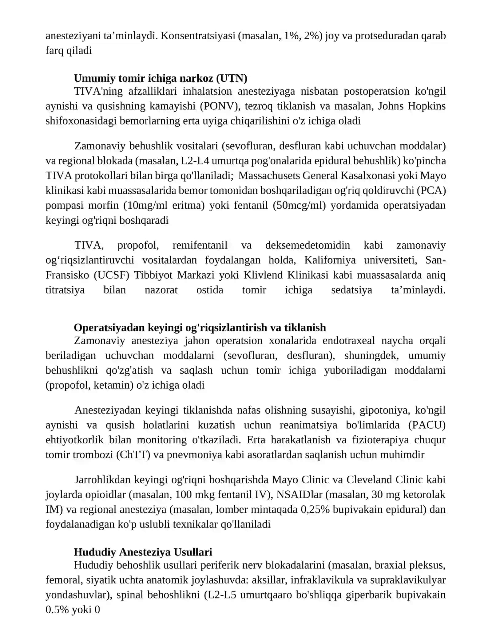 Zamonaviy anestetik vositalar 3