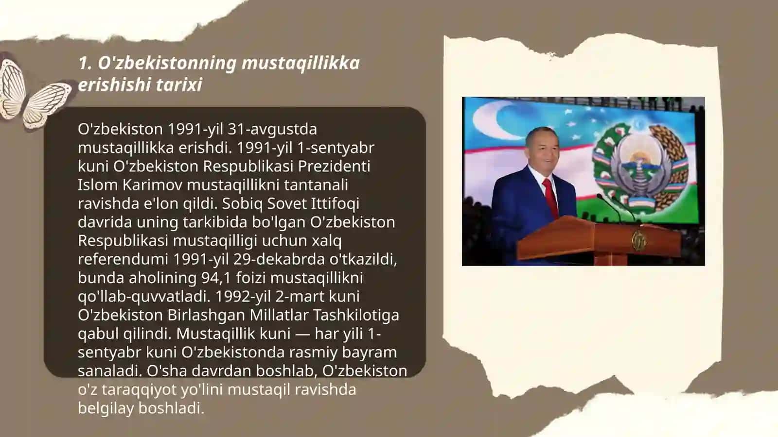 O'zbekistonning mustaqillikka erishishi tarixi 3