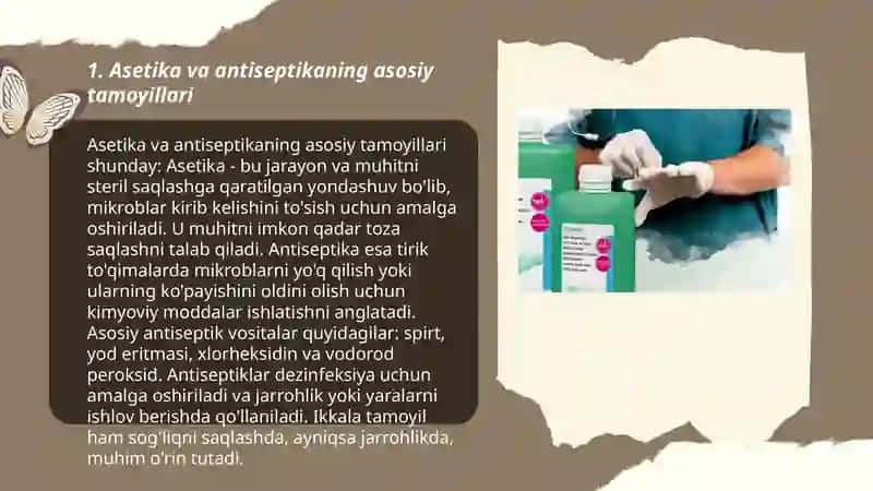 Asetika va antiseptika tamoyillari 3