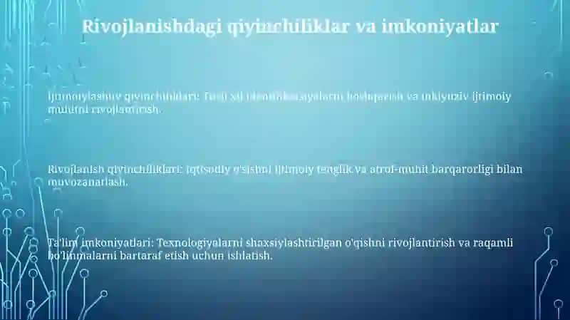 Shaxsning rivojlanishi tarbiyasi va ijtimoiylashuvi 3