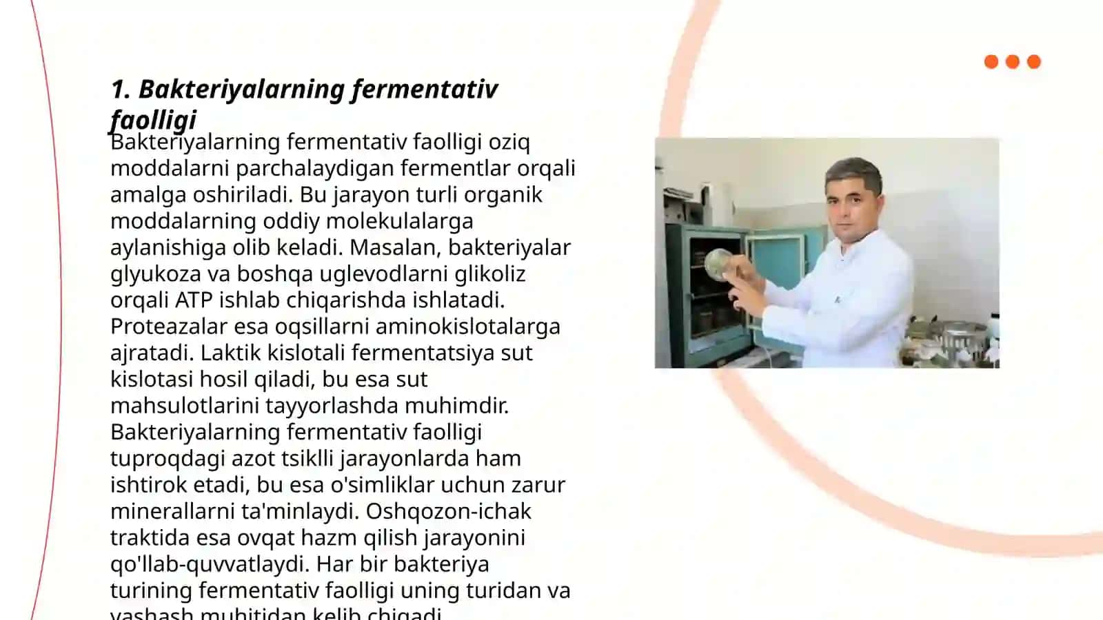 Bakteriyalarni biokimyoviy xususiyatlarini differensial-diagnostik maqsadda oʻrganish 3