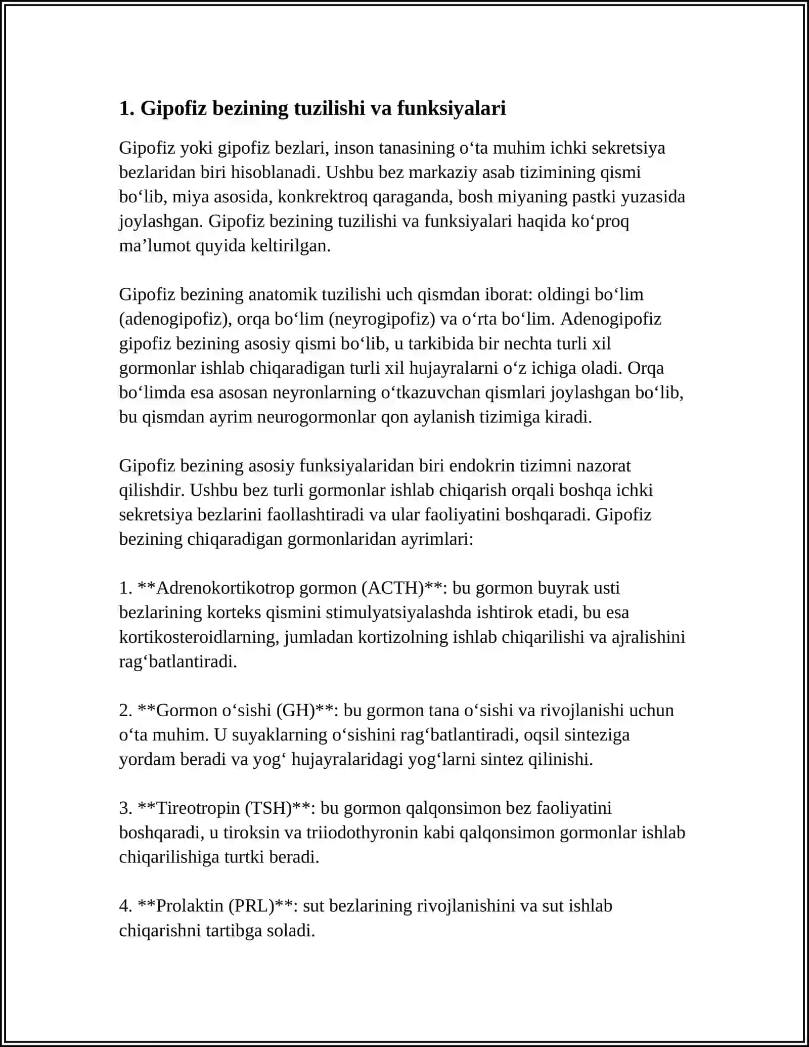 ENDOKRIN TIZIM AʼZOLARI 3