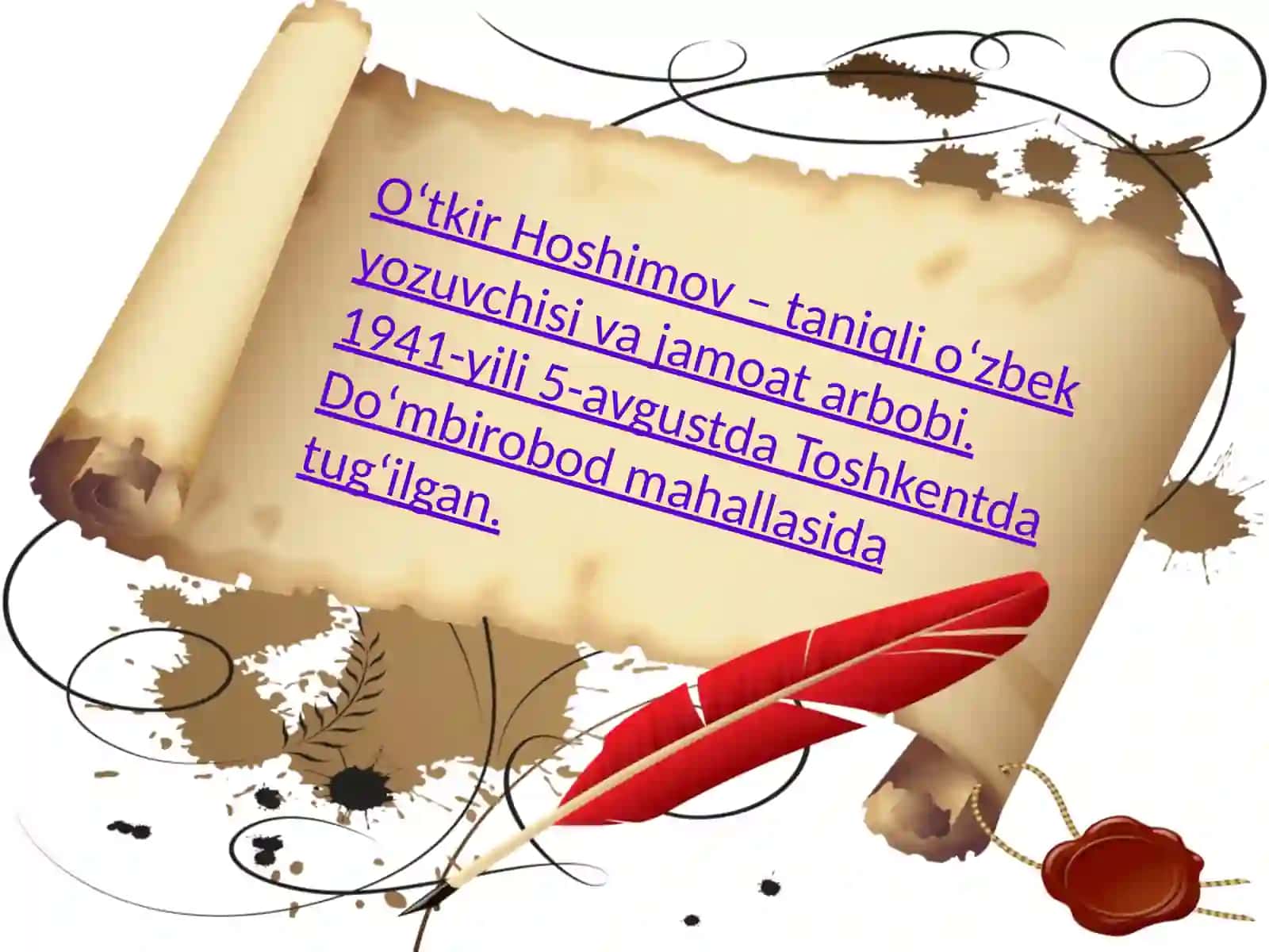 Oʻtkir Hoshimov Hayoti 3