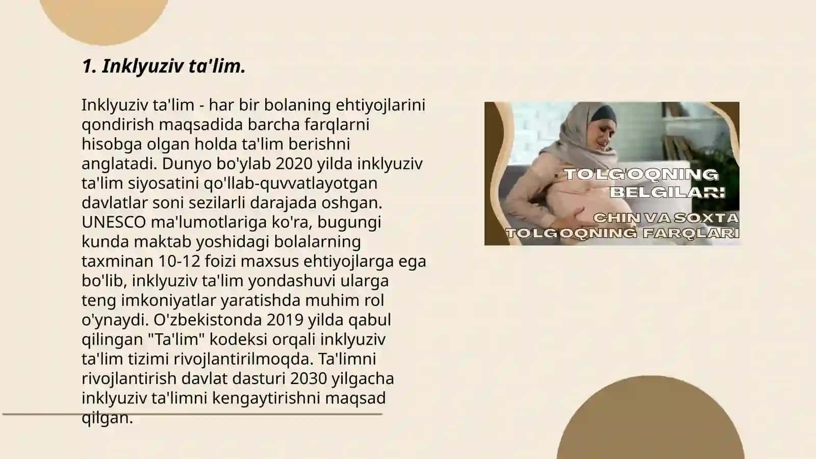 Inklyuziv va birgalikda oʻqitish: ularning asosiy farqlarini asoslash 3