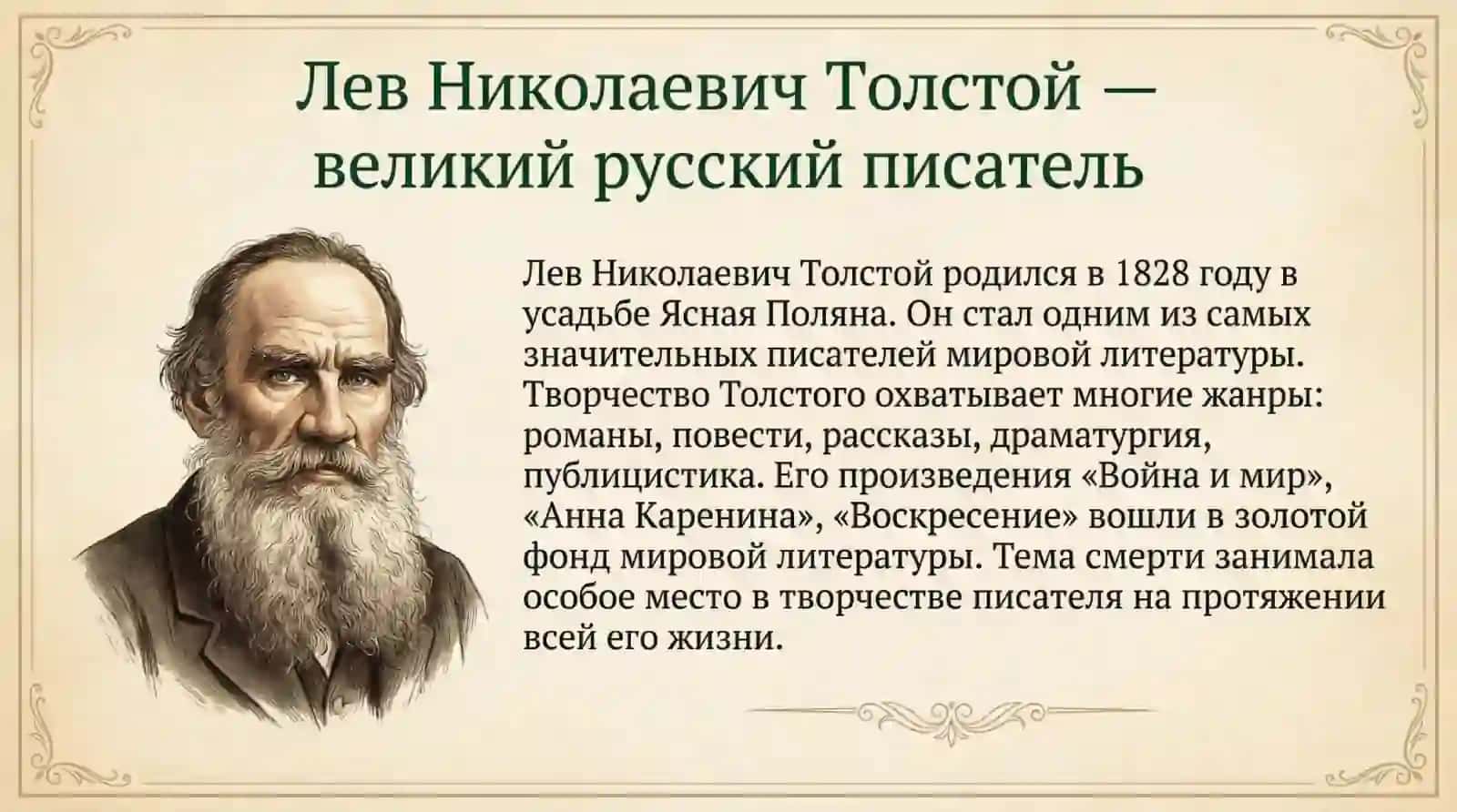 Лев Николаевич Толстой
“Три смерти“ 3