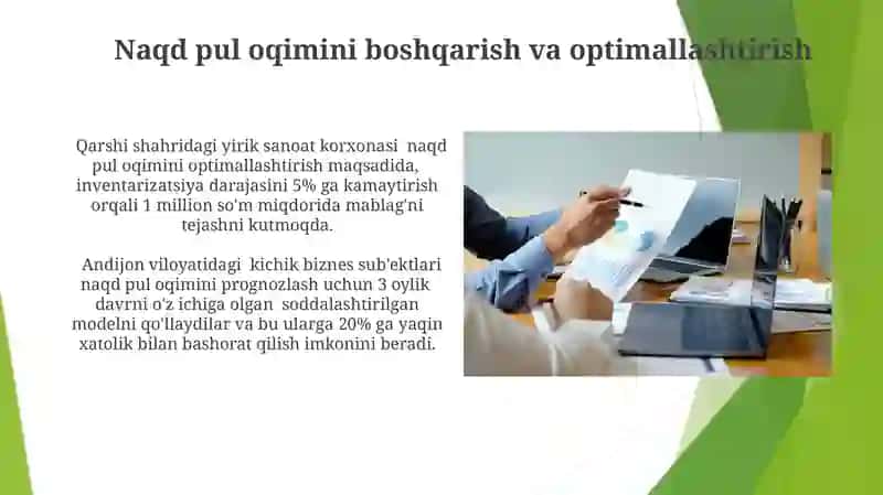 Naqd pul oqimini boshqarish va optimallashtirish 3