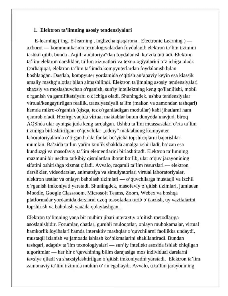 ELEKTRON TA’LIM RIVOJINING YETAKCHI TENDENSIYALARI 3