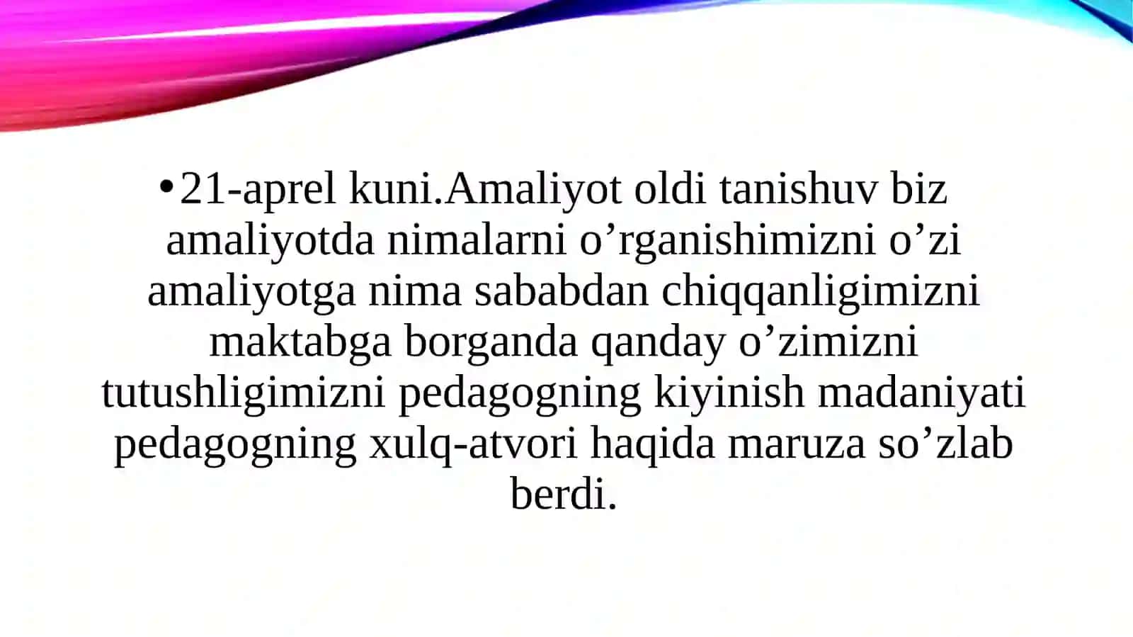 Amaliy matematika va fizika fakulteti Fizika yo‘nalishi 3
