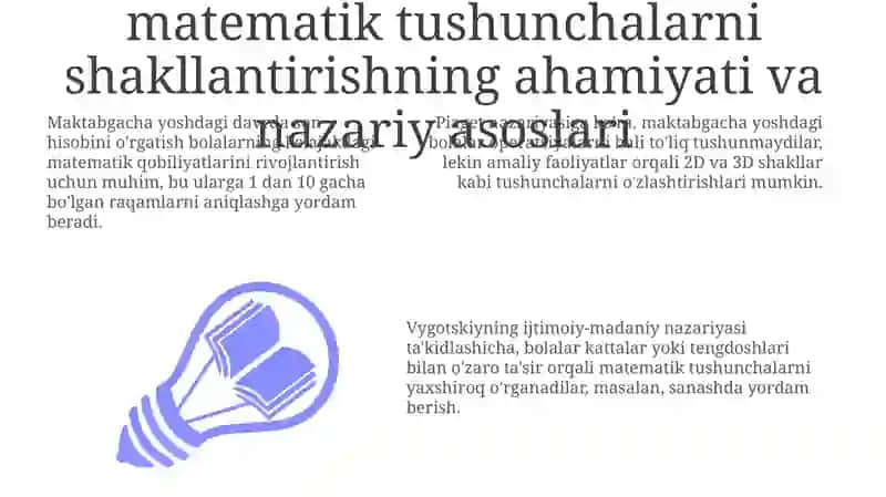 Maktabgacha yoshdagi bolalarda matematik tasavvurlarni shakllantirish 3