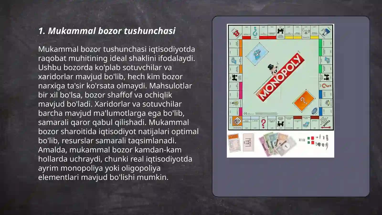 Mukammal bozorda raqobat va monopoliya 3