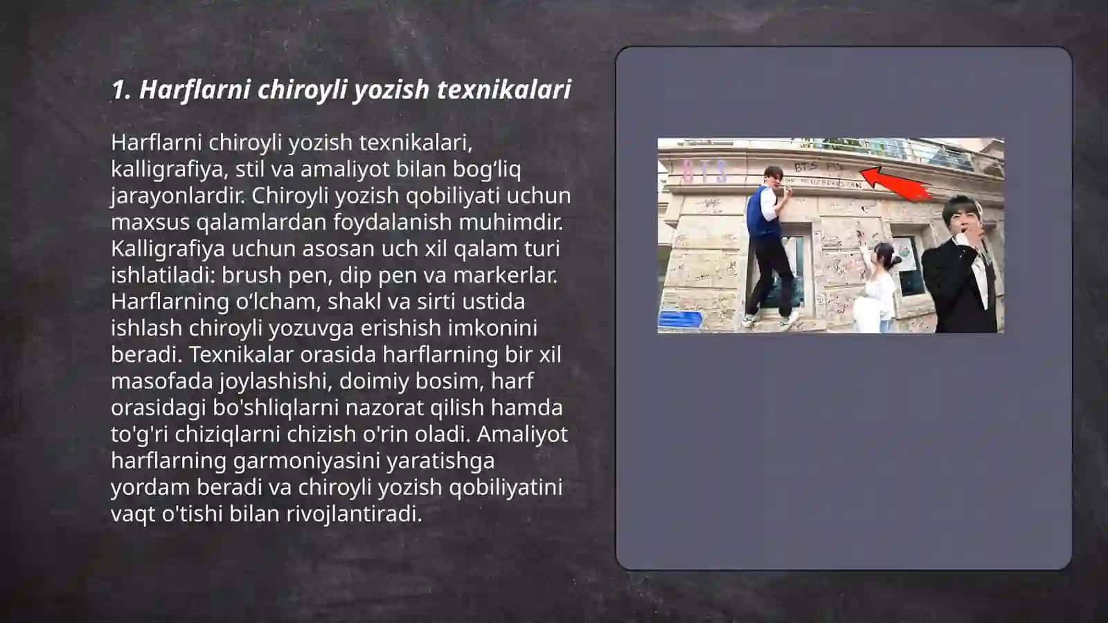 Harflarni chiroyli yozish texnikalari 3