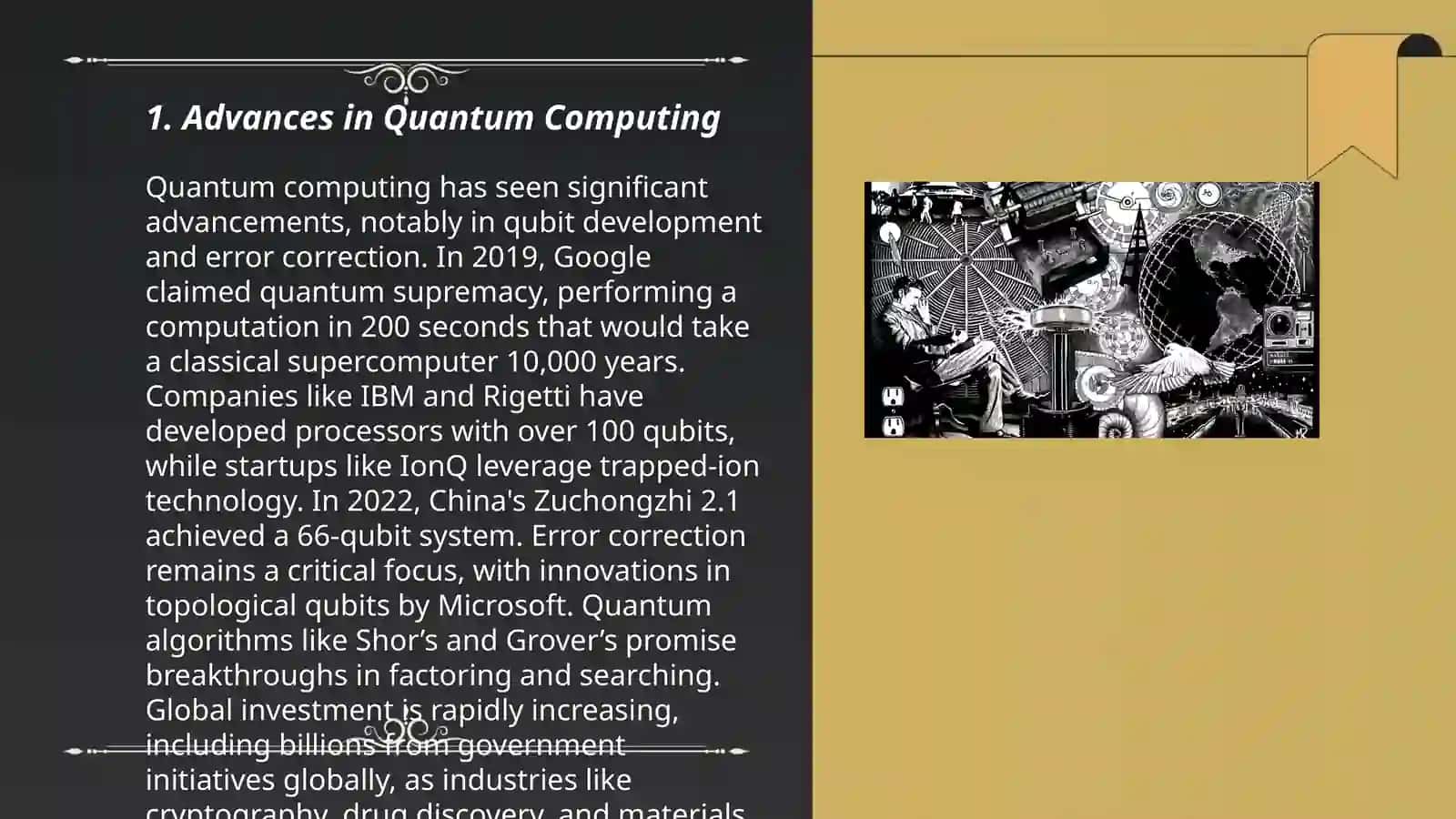 Advances in Quantum Computing 3