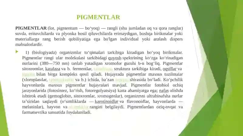 Pigmentlar 3