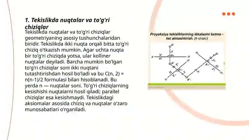 Tekislikda chizma va shakllar chizish 3