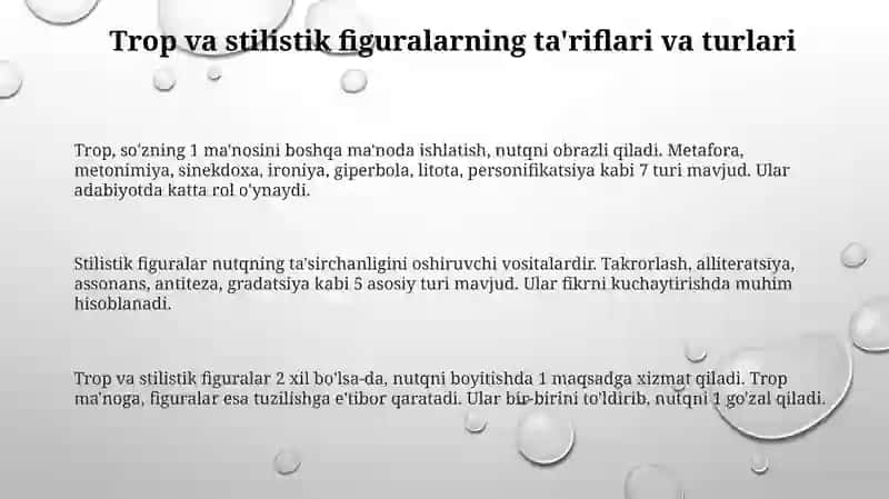 Troplar va uslubiy figuralar 3
