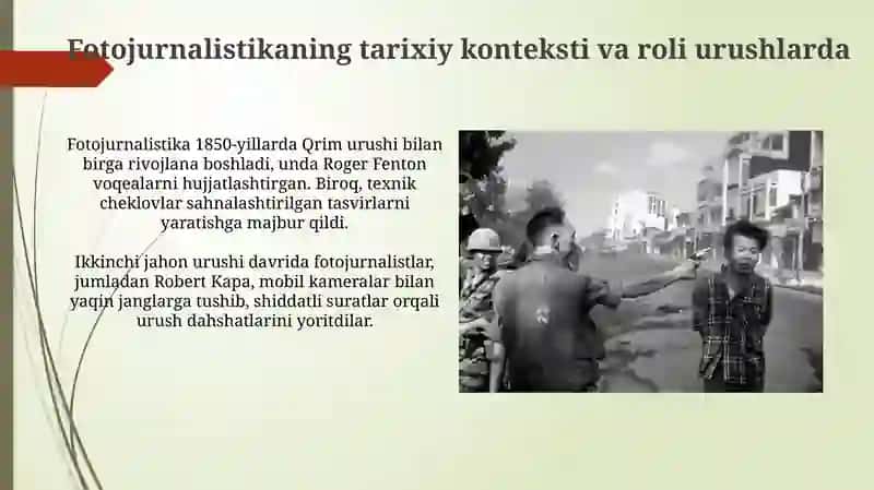 Ziddiyatli vaziyatlardafotojurnalist faoliyati 3