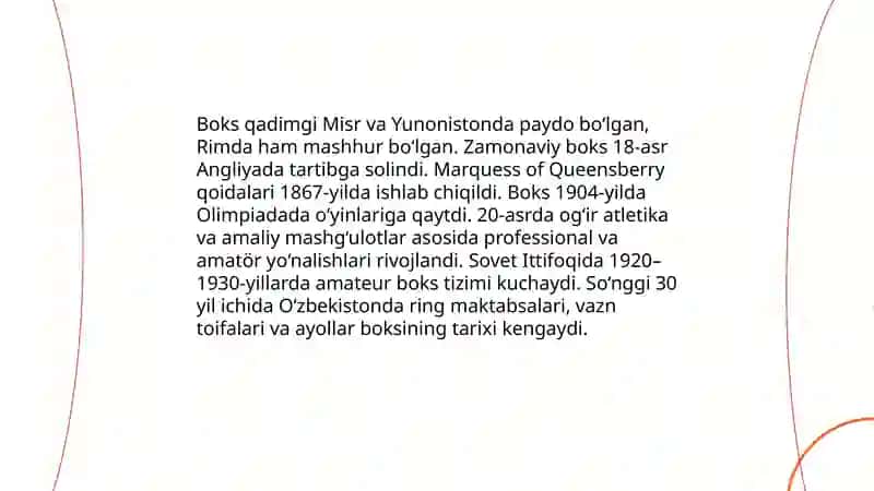 Boksning tarixi va rivojlanishi 3