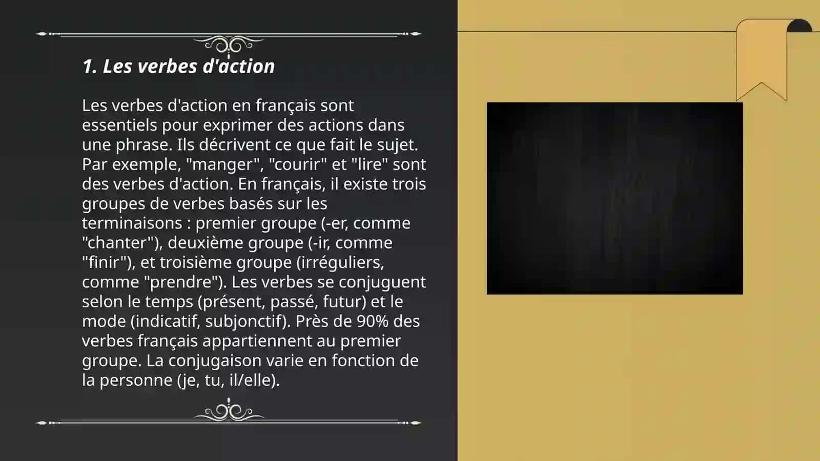 Les verbes d'action 3