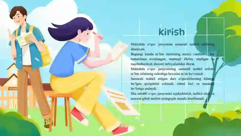 Maktabda ōquv jarayonini samarali tashkil etish 3