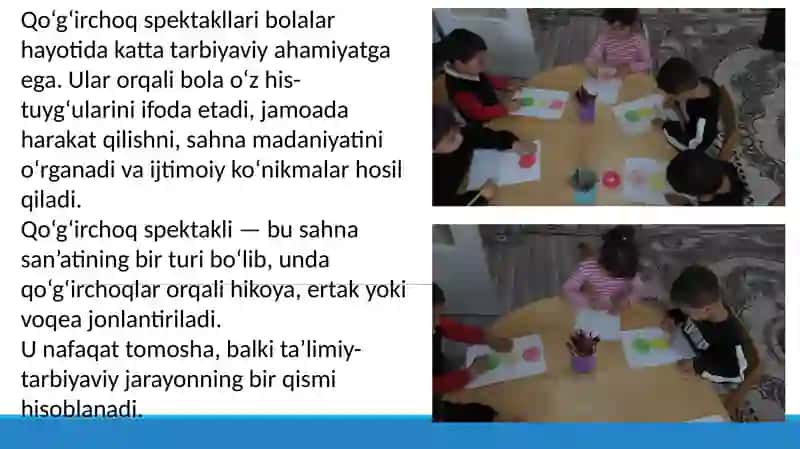 Qoʻgʻirchoq spektakllarida bolalarning ishtiroki 3