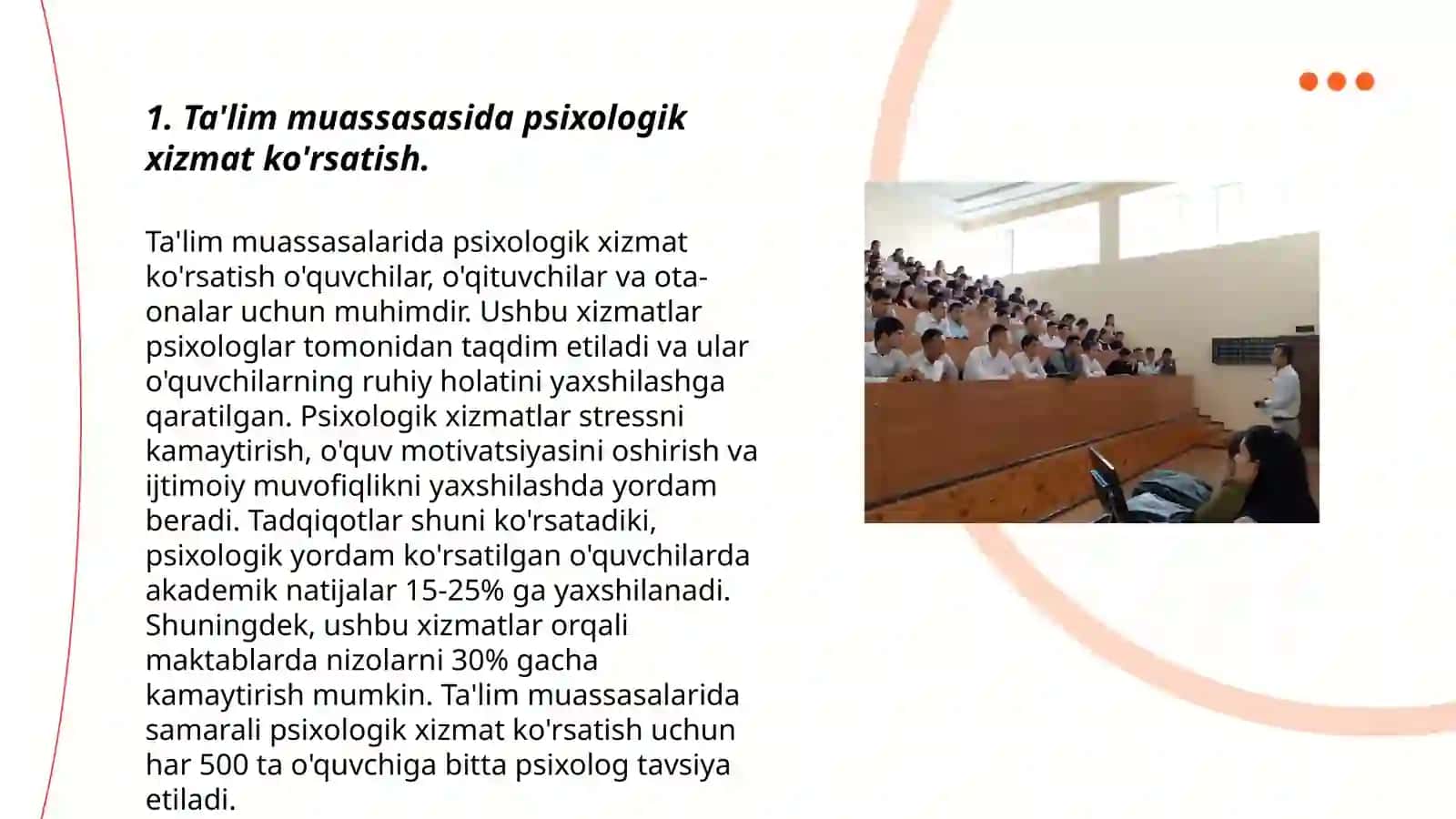 Ta'lim muassasasi psixologining targ'ibot-tashviqot faoliyati 3