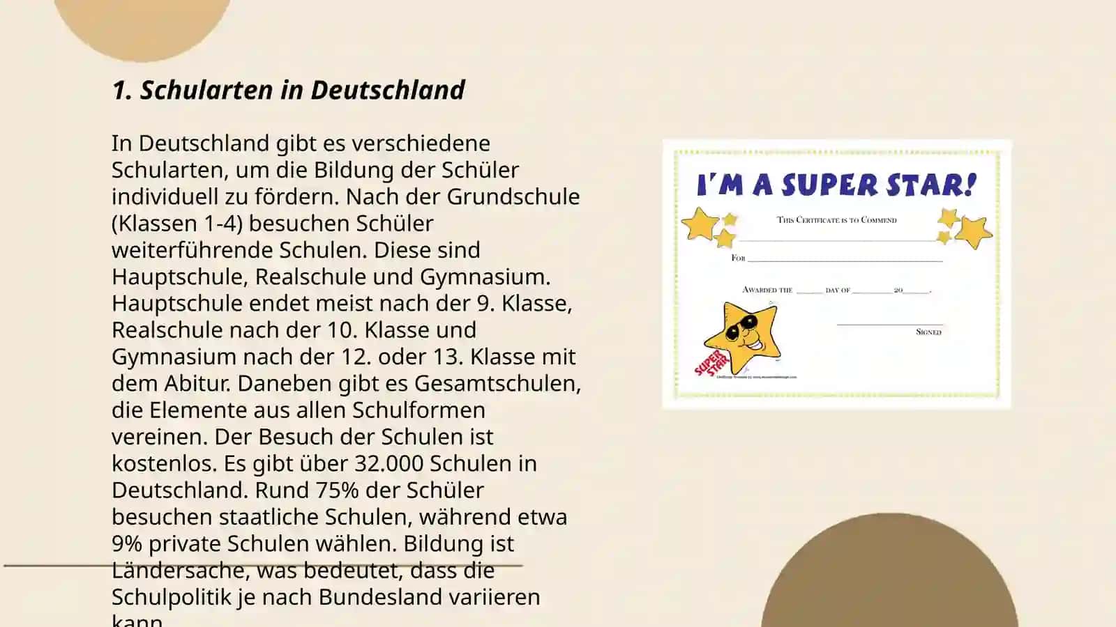 Planen: Schularten in Deutschland 3