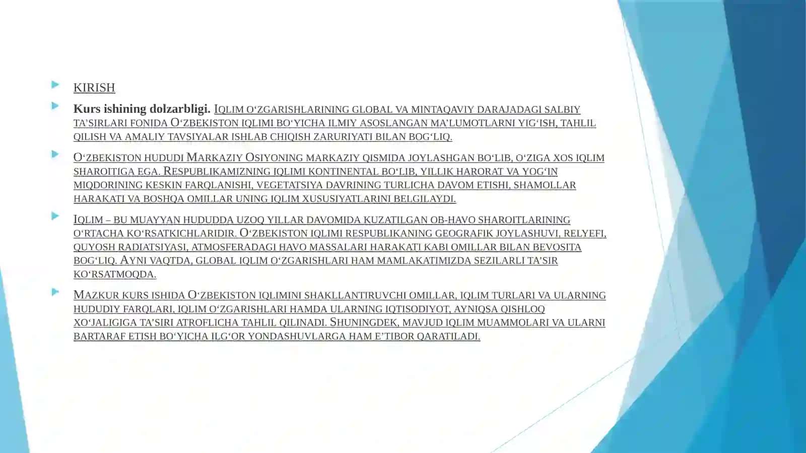O‘zbekiston iqlim farvorlari 3