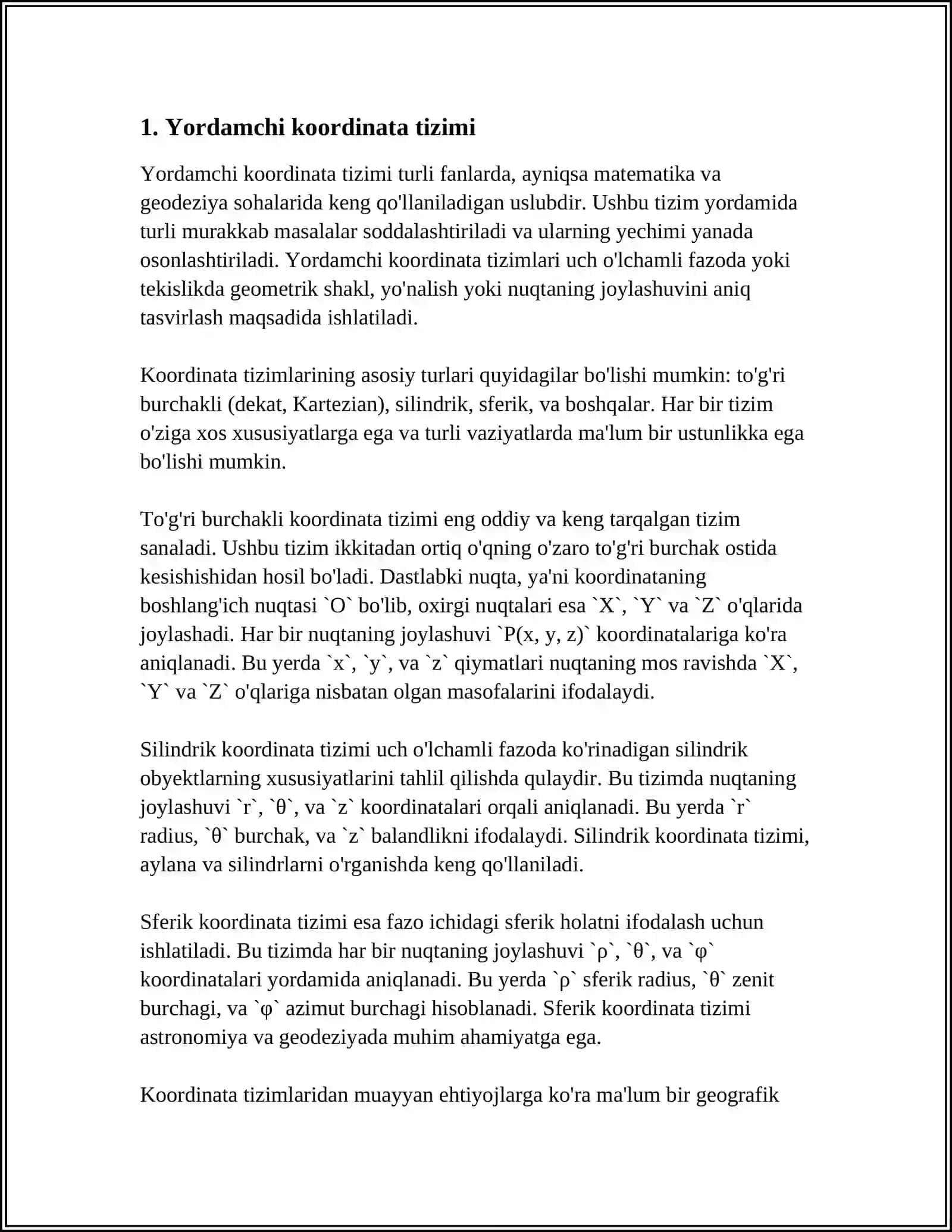 MUSTAQIL ISH Mavzu: OG’IRLIK KUCHI TA’SIRIDA JISMNING HARAKATI 3