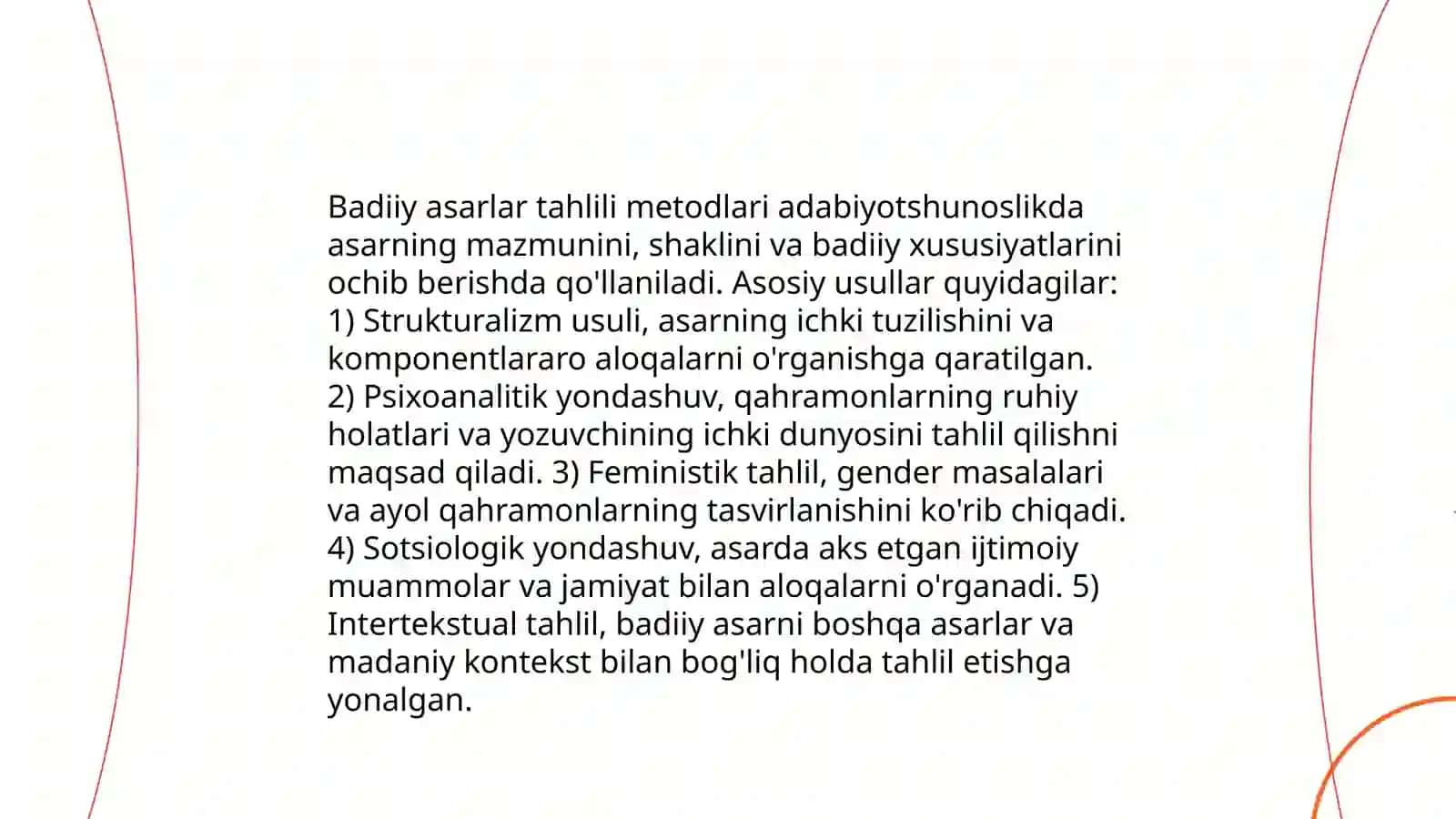 Buxoro davlat pedagogika instituti o‘zbek adabiyotini o‘qitish metodikasi 3