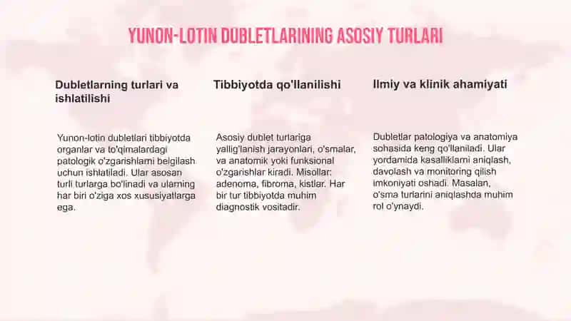 Yunon-lotin dubletlari 3