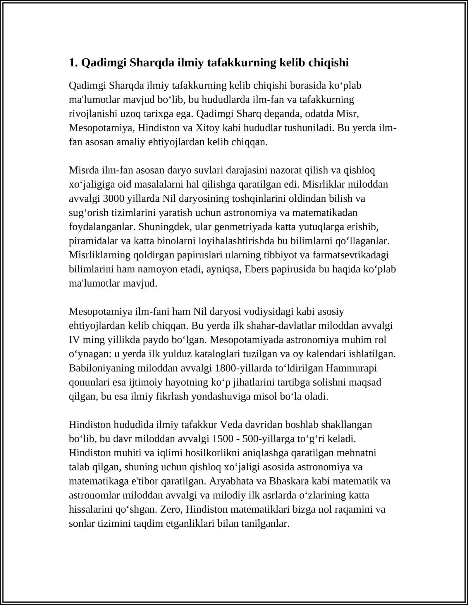 QADIMGI SHARQDA ILMIY TAFAKKURNING RIVOJLANISHI 3