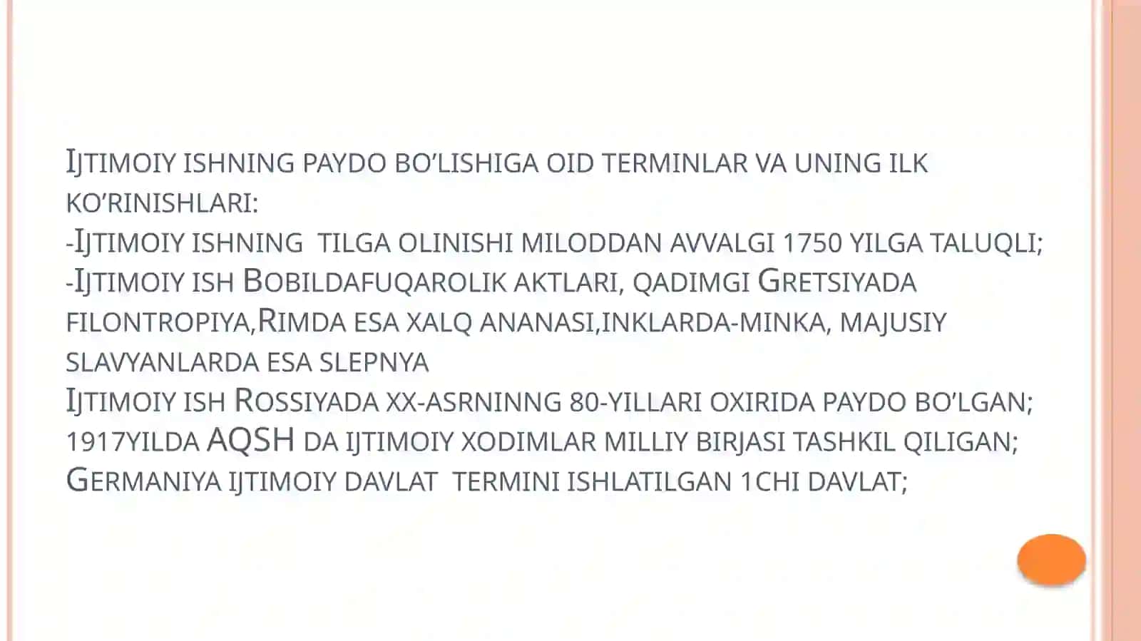 Ijtimoiy ish va ijtimoiy taminot. Asosiy tushuncha va istiqbollari 3
