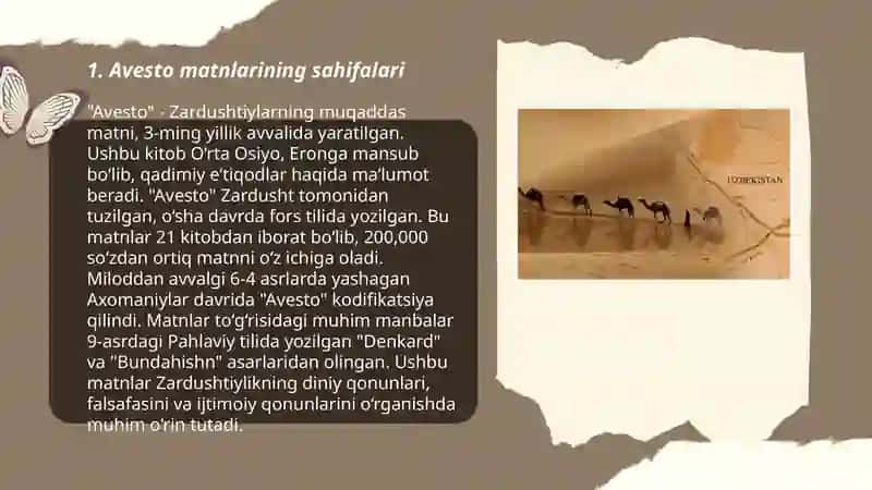 Avesto qadimgi tariximizni oʻrganishda noyob manba 3