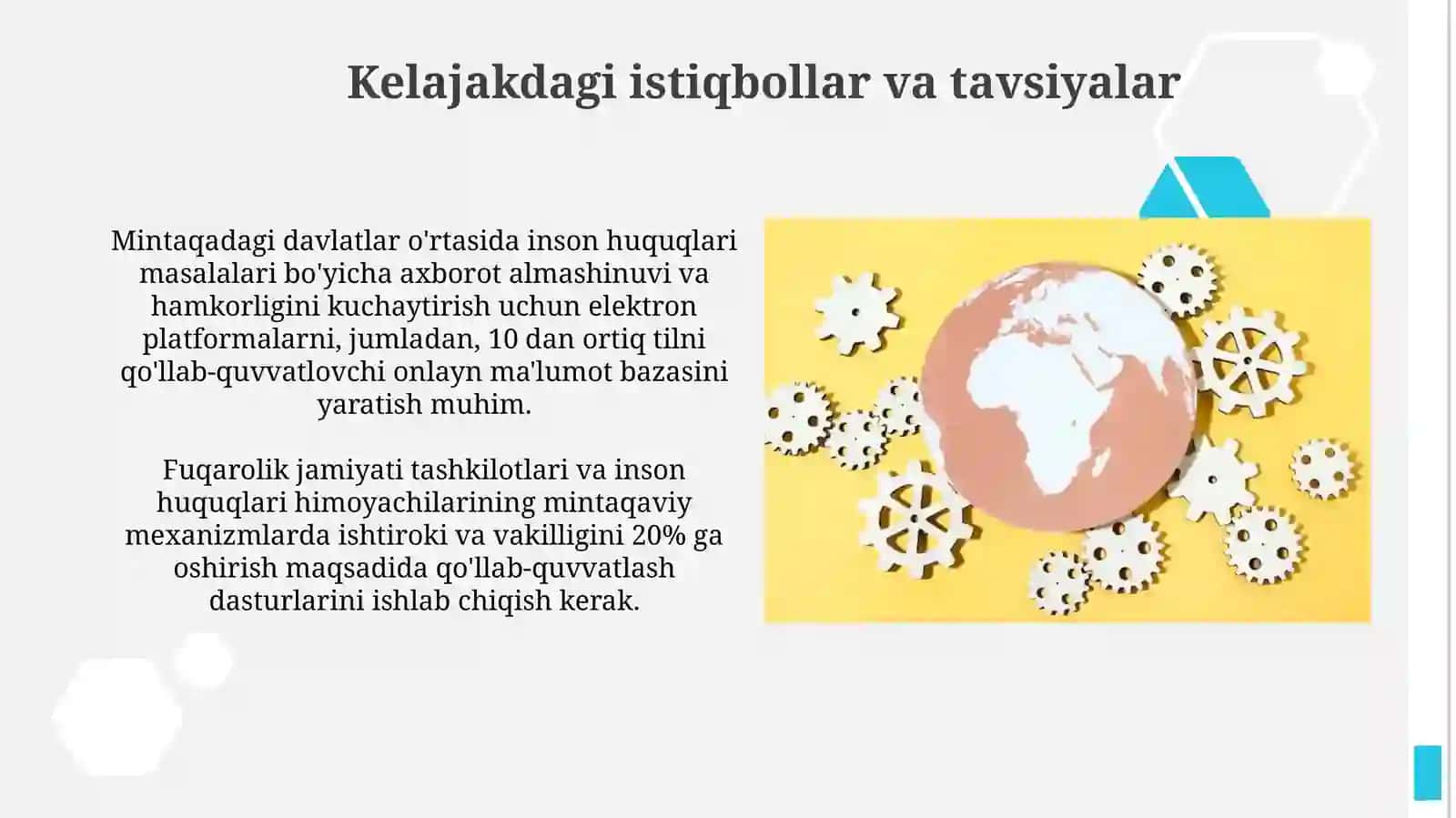 Inson huquqlari boʻyicha mintaqaviy mexanezimlar 3