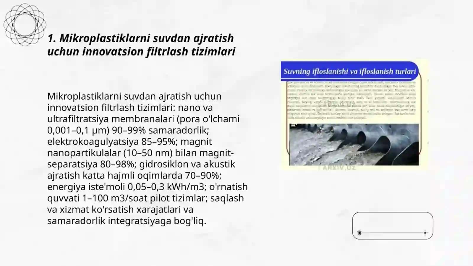 Mikroplastiklarni suvdan ajratish uchun innovatsion filtrlash tizimlari 3