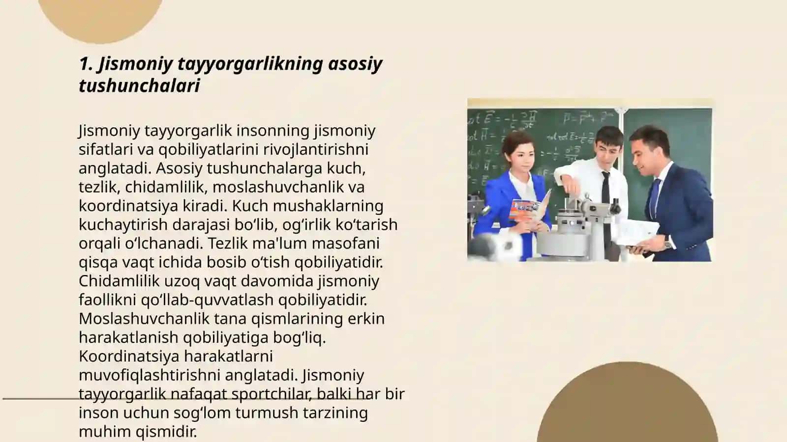Jismoniy tayyorgarlik to'g'risida tushuncha va uni rivojlantirish 3