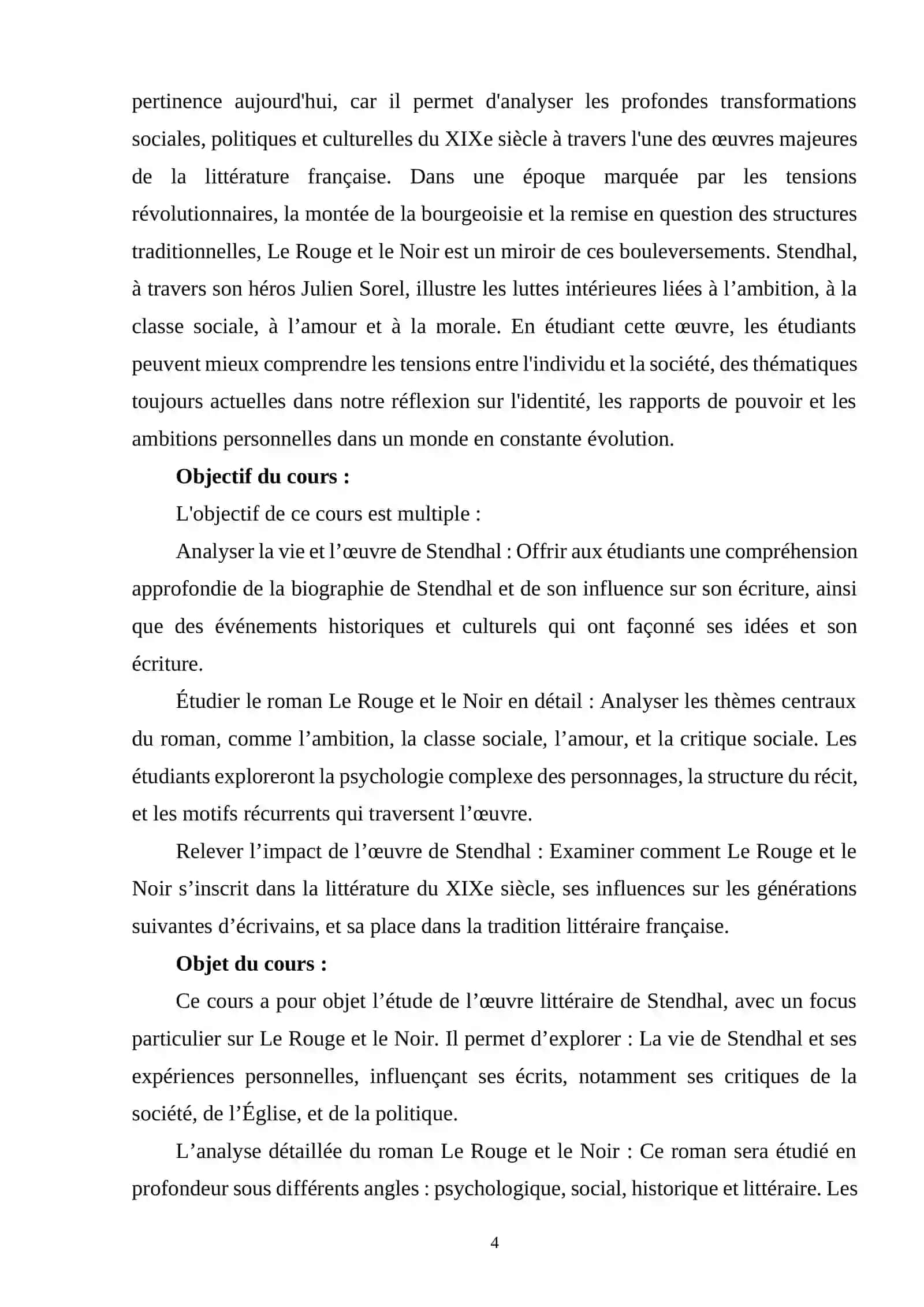 LA VIE ET LA CREATION DE STENDAL ET SON ROMAN "LE ROUGE ET LE NOIR" 3