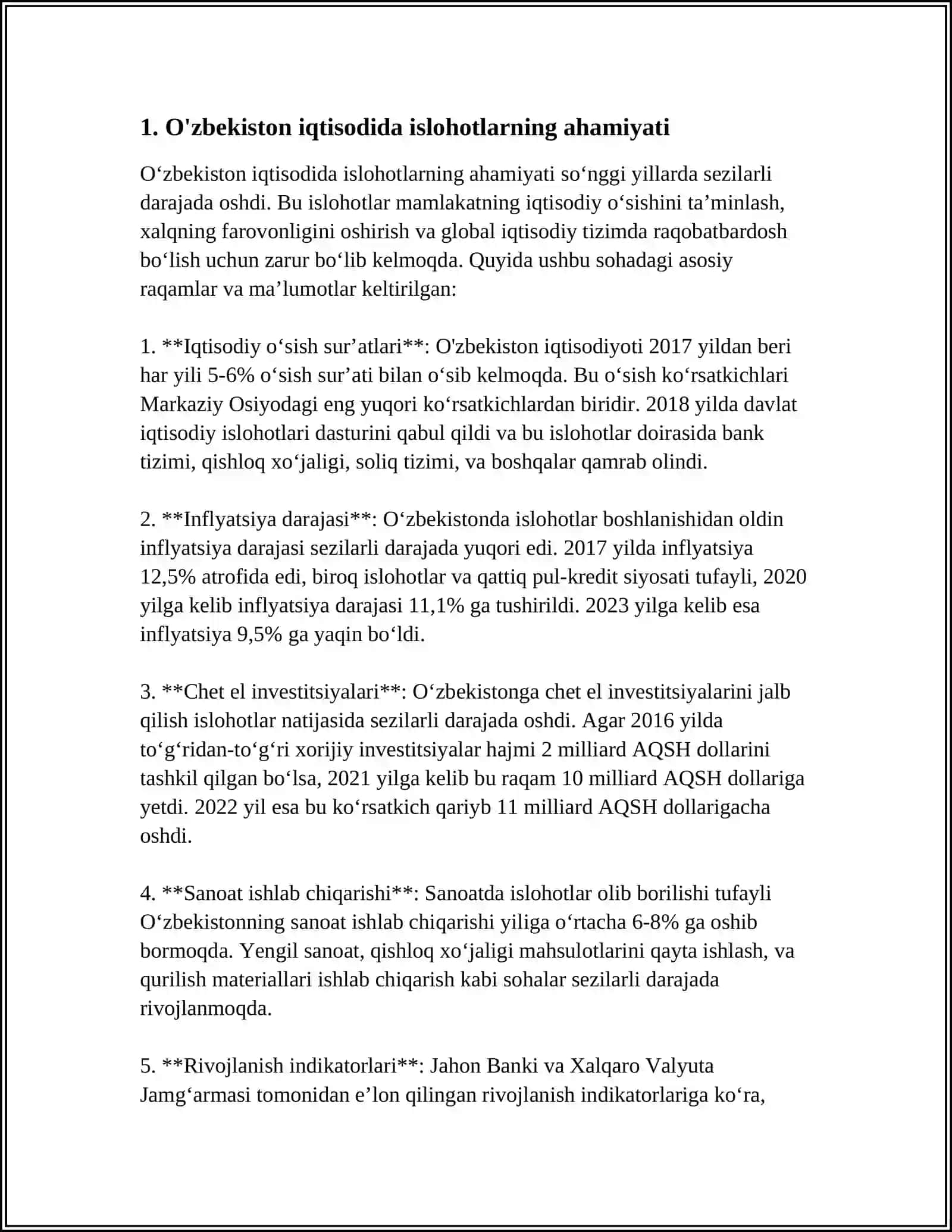 IQTISODIY SOXADAGI ISLOXATLAR 3