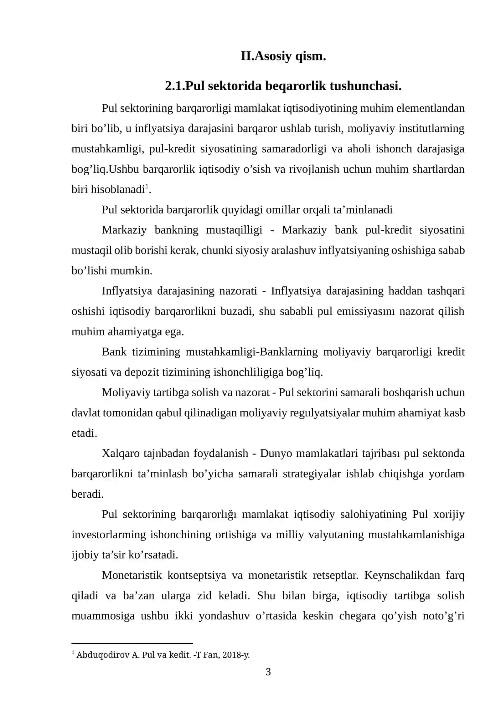 Pul Sektorida Barqarorlik va Iqtisodiy Rivojlanish || Makroiqtisodiyot Pul sektori 3