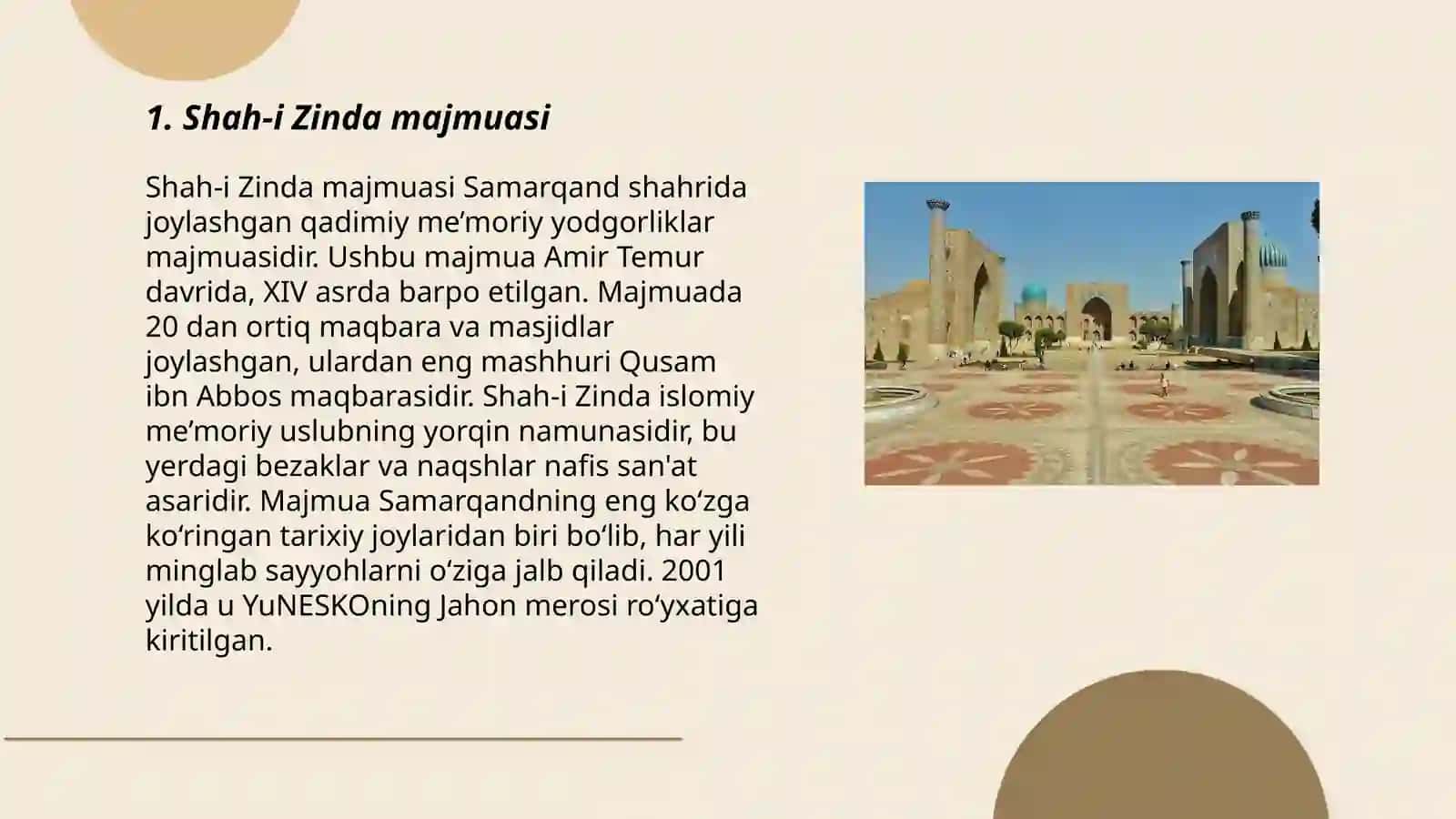 Shah-i Zinda majmuasi 3