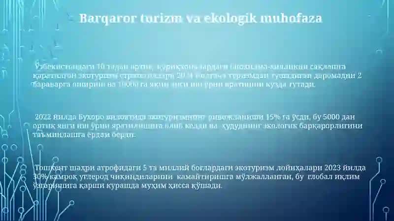 Turizmni rivojlantirishning nazariy va amaliy asoslari 3