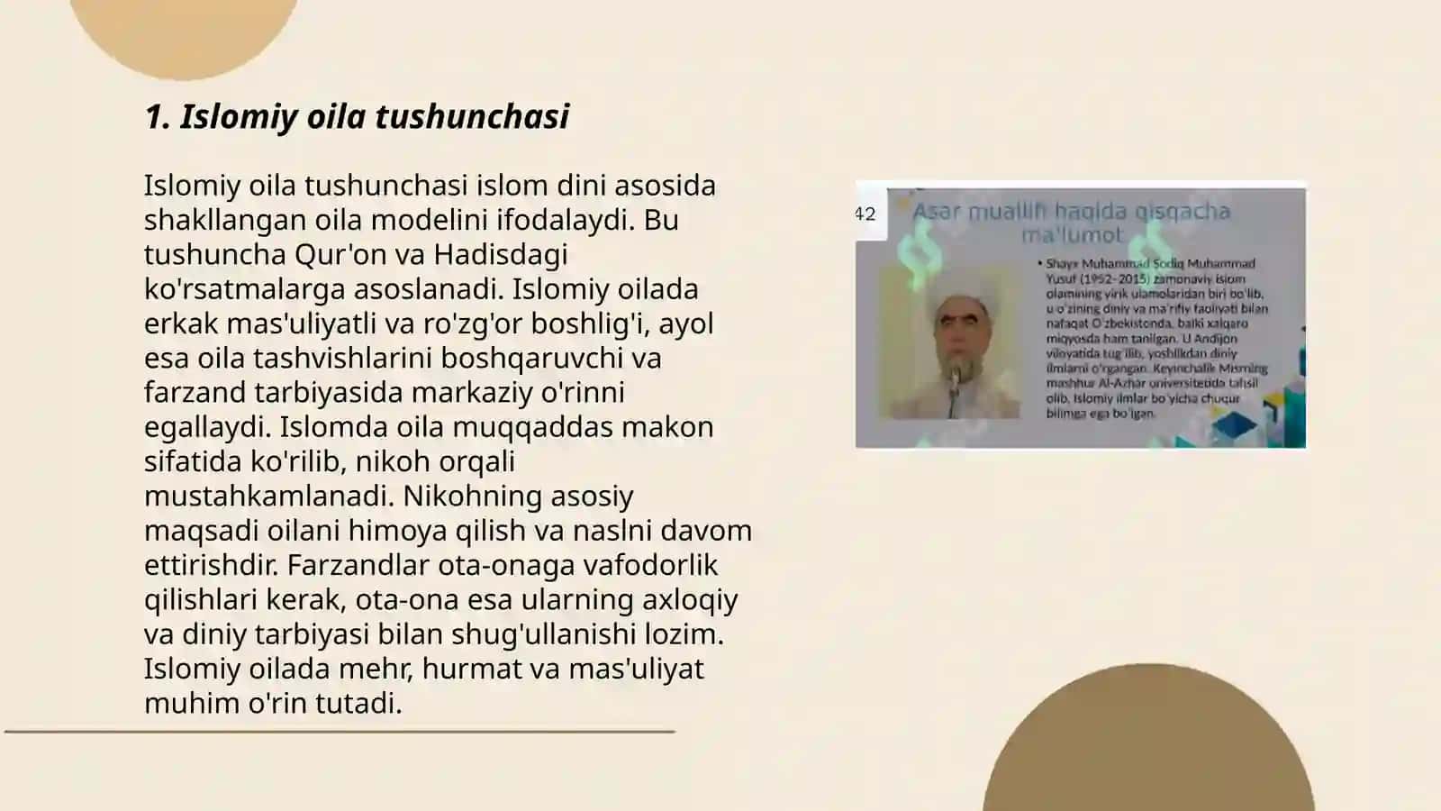 "Baxtiyor oila" asarida islom qadriyatlarining talqini 3